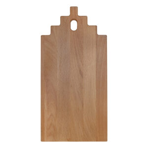 Beuken trapgevelplank 35 × 17 cm