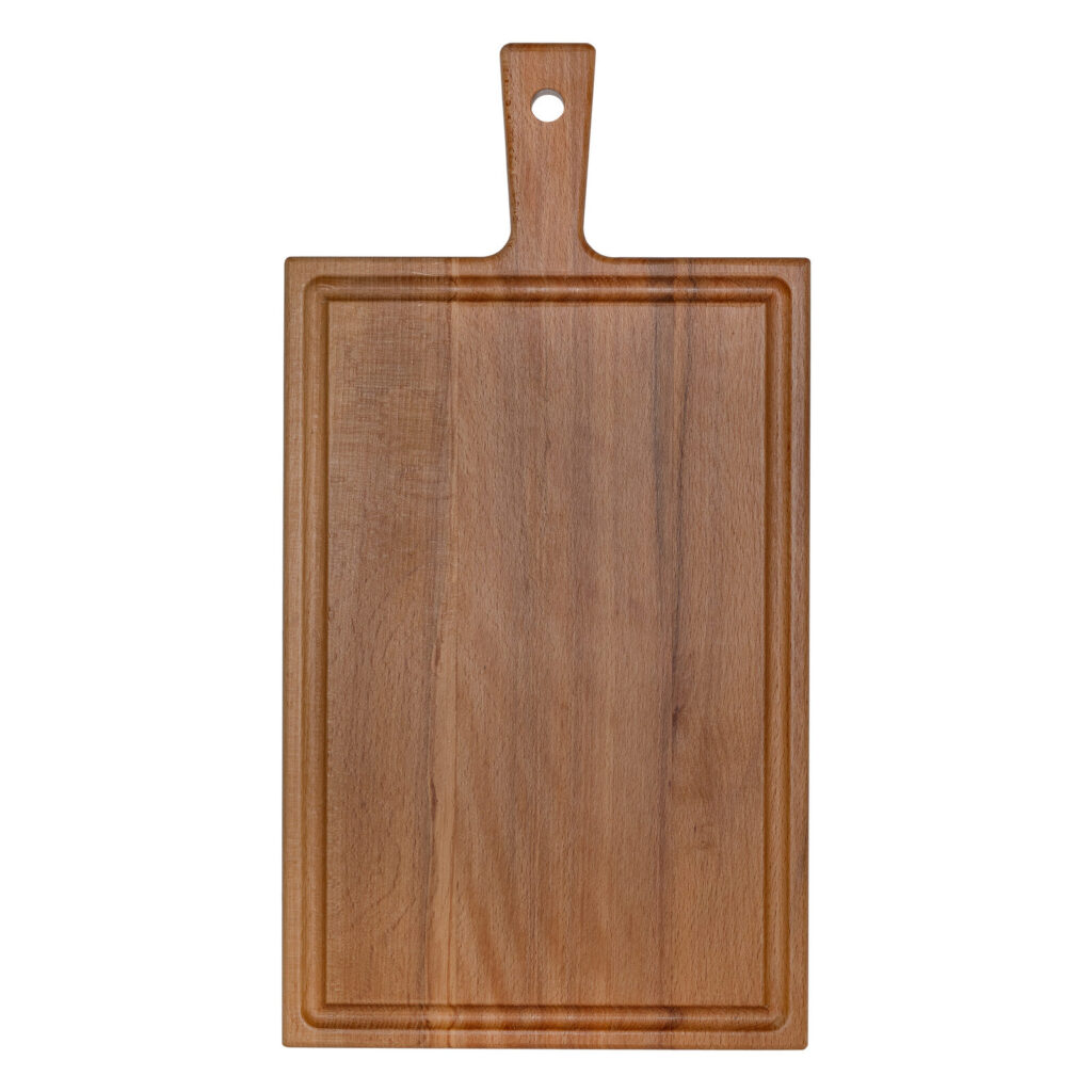 Beuken serveerplank met handvat 37 × 19 cm