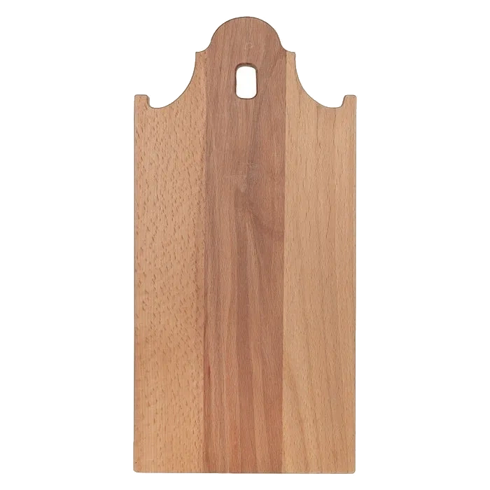 Plank klokgevelhuisje beuken 35x17 cm – productfoto
