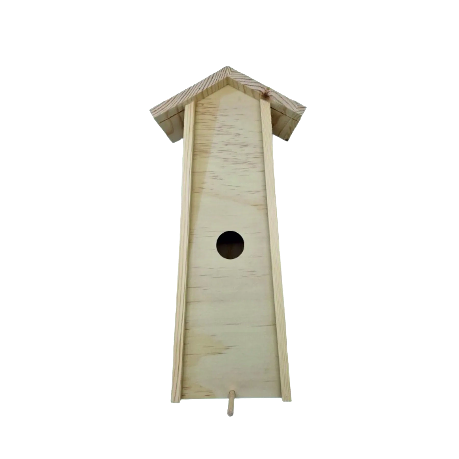 Wijnkist met schuifdeksel vogelhuisje 1-vaks – productfoto