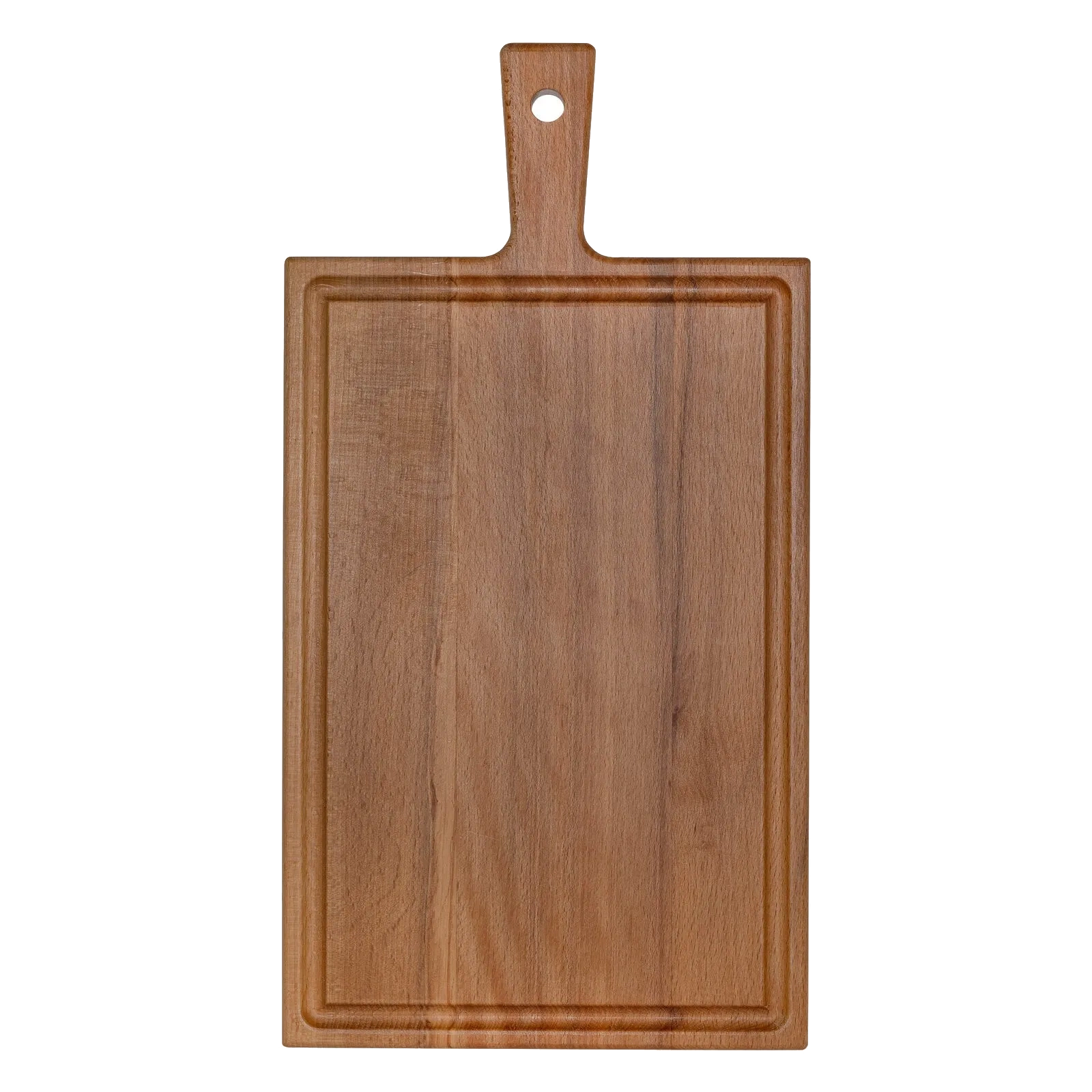 Plank met handvat beuken 37x19 cm – productfoto