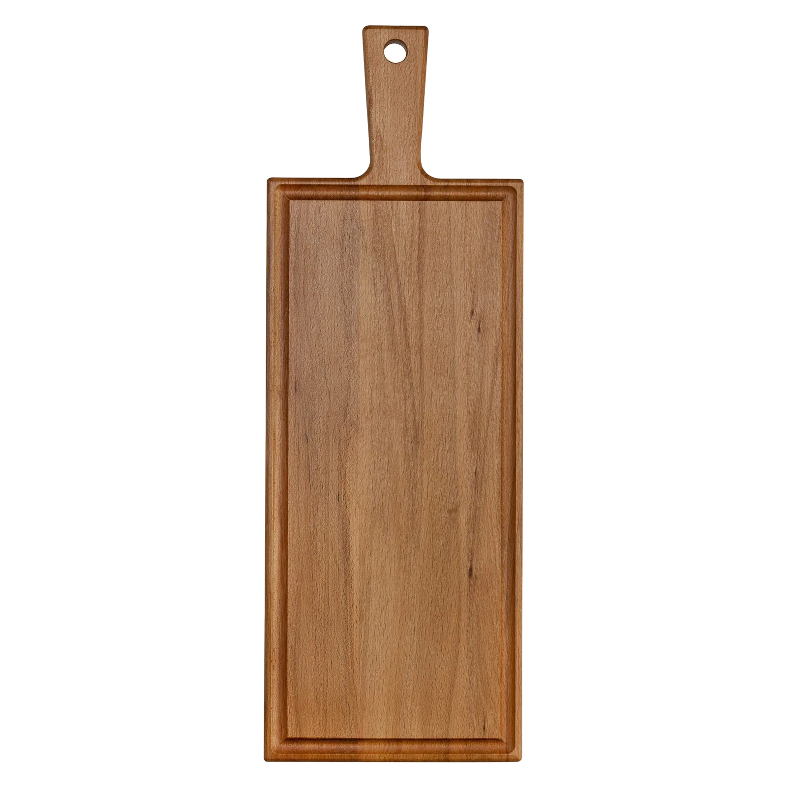 Plank met handvat beuken 48x17 cm – productfoto