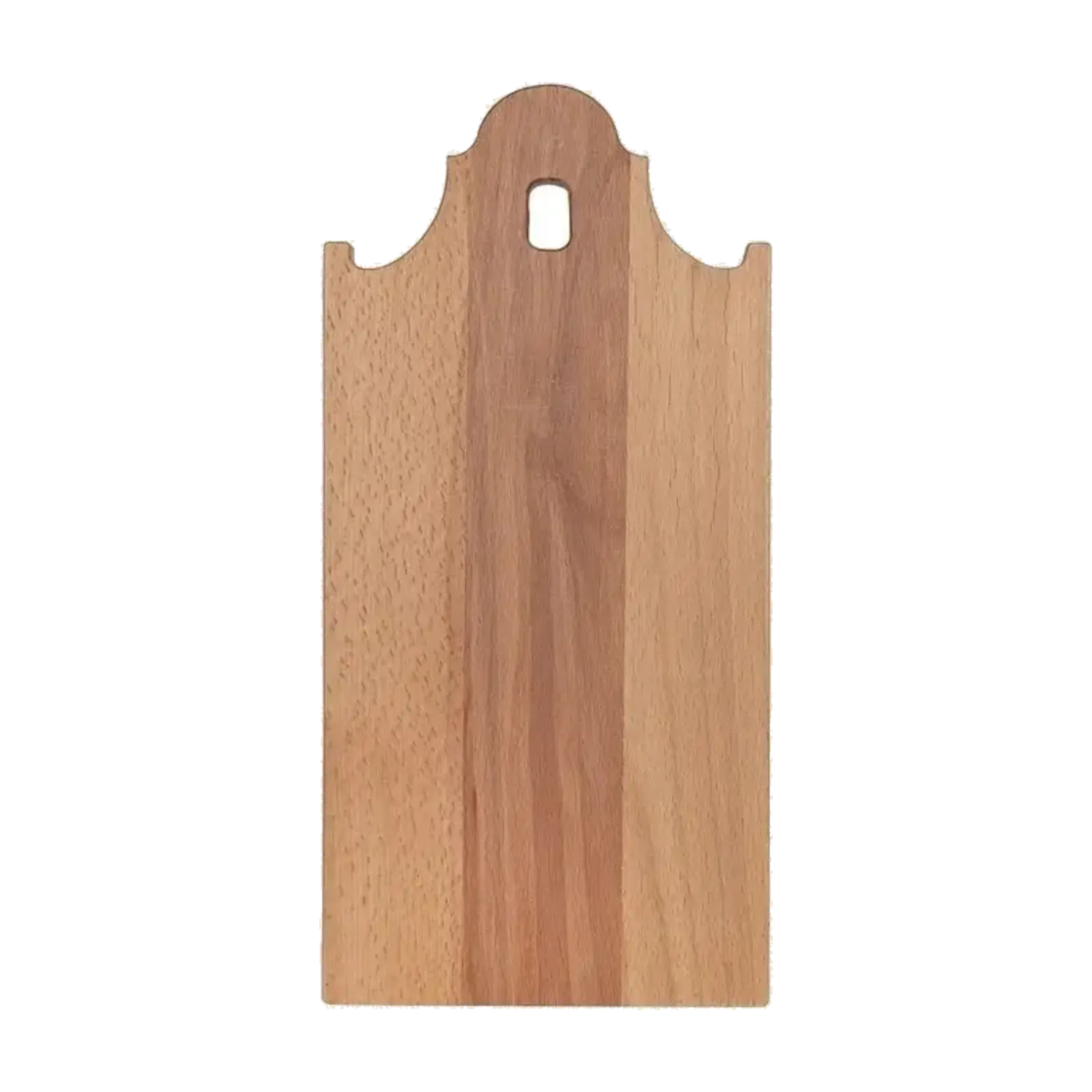 Plank klokgevelhuisje beuken 35x17 cm – productfoto