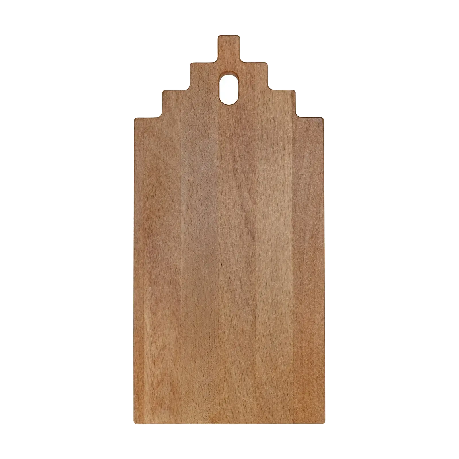 Plank trapgevelhuisje beuken 35x17 cm – productfoto