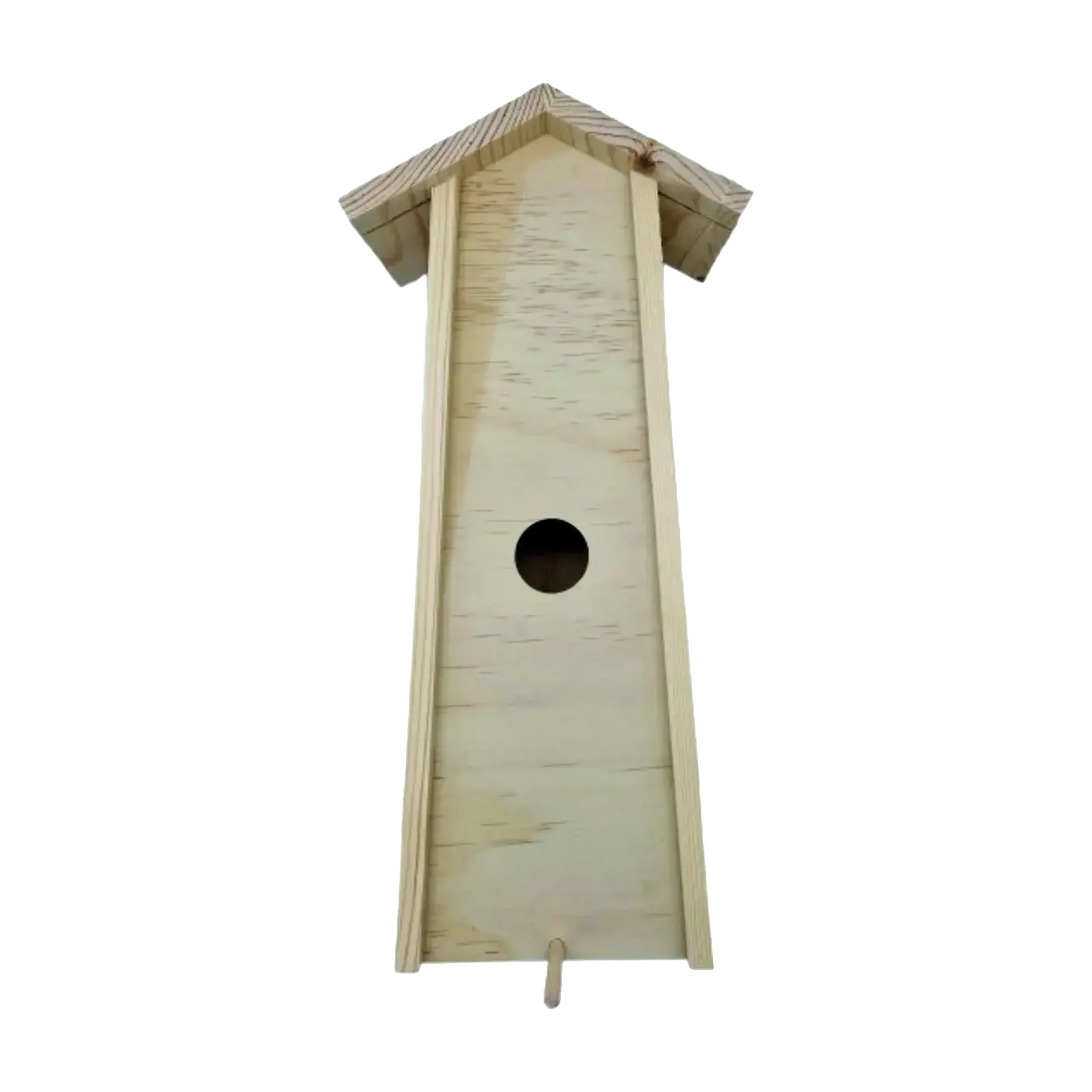 Wijnkist met schuifdeksel vogelhuisje 1-vaks – productfoto