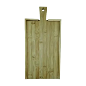 Wijnkist met schuifdeksel plank 2-vaks – productfoto