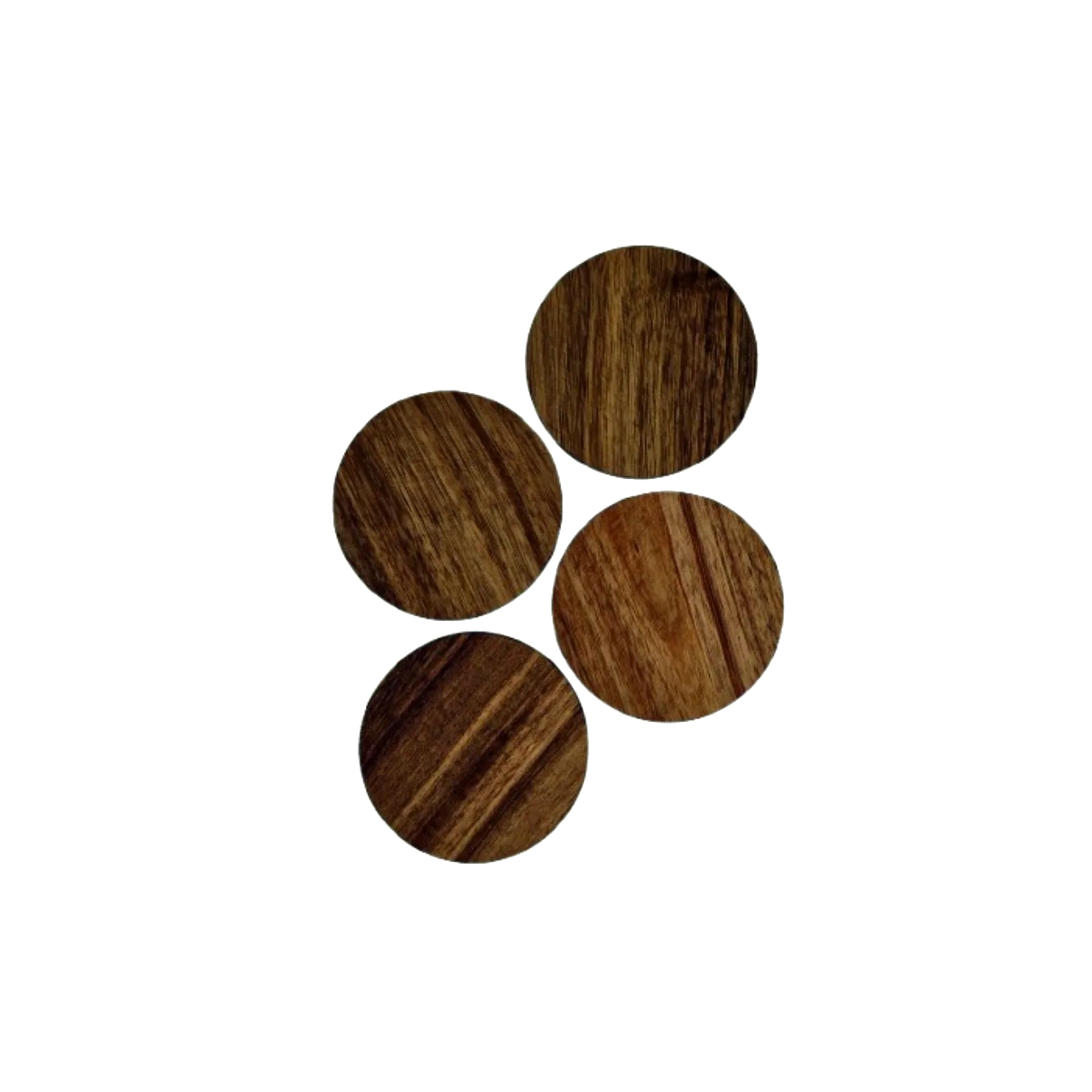 Onderzetter setje x4 rond acacia ⌀ 10x0,9 cm – productfoto